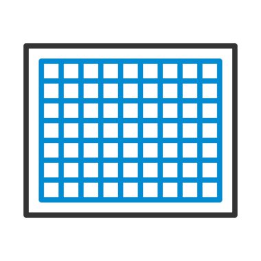 Fotoğraf Makinesi Sensörünün Simgesi. Renk Doldurma Tasarımı ile Düzenlenebilir Kalın Tasarım. Vektör İllüstrasyonu.