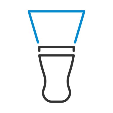 Oyuncak Bıçak Simgesi. Düzenlenebilir genişlikte kalın tasarım. Vektör İllüstrasyonu.