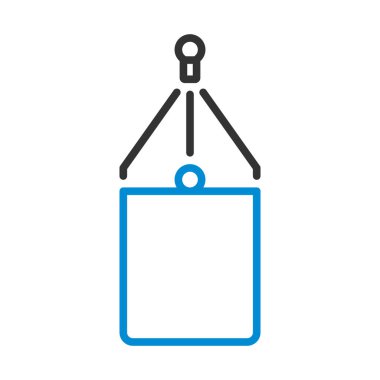 Dağcı Bucket Icon. Renk Doldurma Tasarımı ile Düzenlenebilir Kalın Tasarım. Vektör İllüstrasyonu.