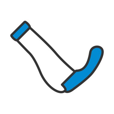 Bisiklet Kavrama Simgesi. Renk Doldurma Tasarımı ile Düzenlenebilir Kalın Tasarım. Vektör İllüstrasyonu.