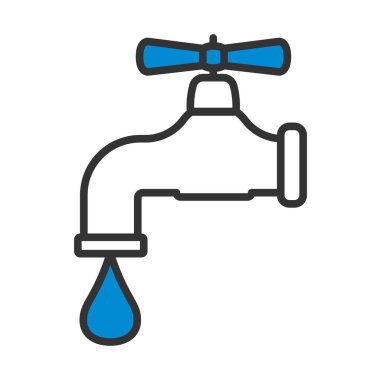 Kapaklı Boru Simgesi. Renk Doldurma Tasarımı ile Düzenlenebilir Kalın Tasarım. Vektör İllüstrasyonu.