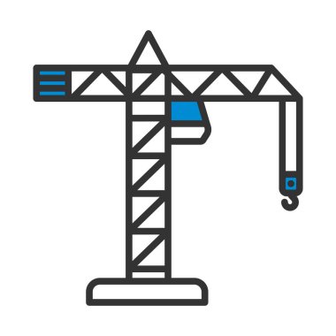 Turna ikonu. Renk Doldurma Tasarımı ile Düzenlenebilir Kalın Tasarım. Vektör İllüstrasyonu.