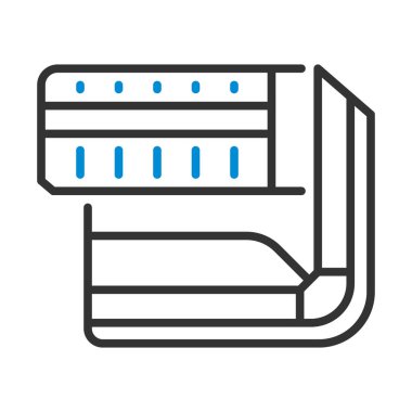 Barbut Tablosu Simgesi. Renk Doldurma Tasarımı ile Düzenlenebilir Kalın Tasarım. Vektör İllüstrasyonu.