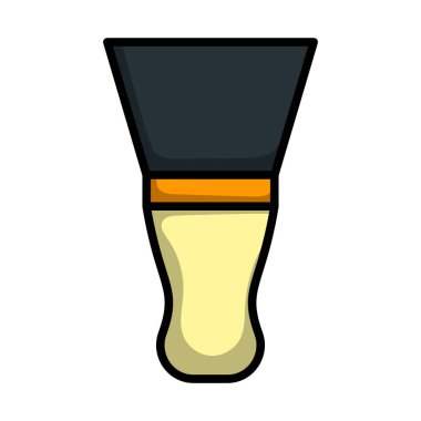 Oyuncak Bıçak Simgesi. Renk Doldurma Tasarımı ile Düzenlenebilir Kalın Tasarım. Vektör İllüstrasyonu.