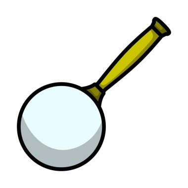 Büyüteç Simgesi. Renk Doldurma Tasarımı ile Düzenlenebilir Kalın Tasarım. Vektör İllüstrasyonu.