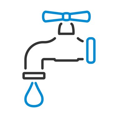 Kapaklı Boru Simgesi. Renk Doldurma Tasarımı ile Düzenlenebilir Kalın Tasarım. Vektör İllüstrasyonu.