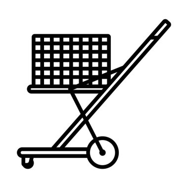 Tenis Kart Topu Simgesi. Düzenlenebilir genişlikte kalın tasarım. Vektör İllüstrasyonu.