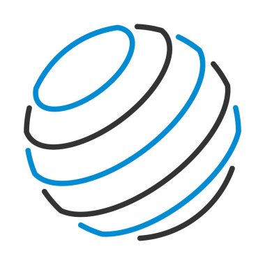 Fitness Lastik Balosu ikonu. Renk Doldurma Tasarımı ile Düzenlenebilir Kalın Tasarım. Vektör İllüstrasyonu.