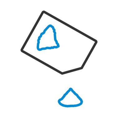 Baharat Paketi Simgesi. Renk Doldurma Tasarımı ile Düzenlenebilir Kalın Tasarım. Vektör İllüstrasyonu.