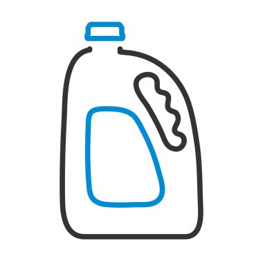 Meyve Suyu Kutusu Simgesi. Renk Doldurma Tasarımı ile Düzenlenebilir Kalın Tasarım. Vektör İllüstrasyonu.