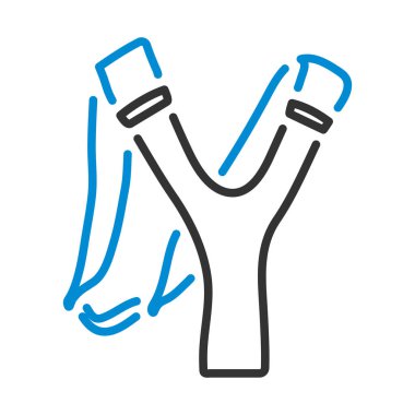 Av Sapanı Simgesi. Renk Doldurma Tasarımı ile Düzenlenebilir Kalın Tasarım. Vektör İllüstrasyonu.