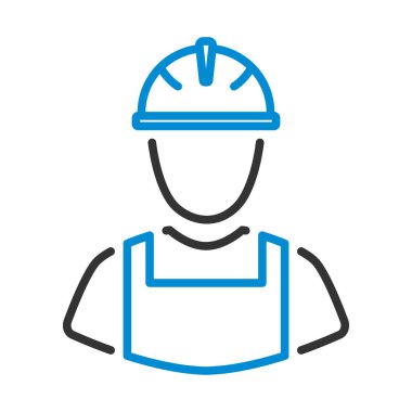 Labor Day Icon. Editable Bold Outline With Color Fill Design. Vector Illustration.