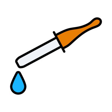 Düşüren Simgesi. Renk Doldurma Tasarımı ile Düzenlenebilir Kalın Tasarım. Vektör İllüstrasyonu.