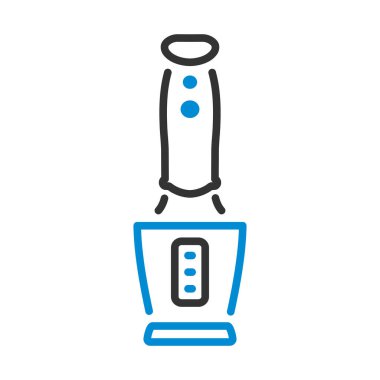 Bebek maması karıştırıcı ikonu. Renk Doldurma Tasarımı ile Düzenlenebilir Kalın Tasarım. Vektör İllüstrasyonu.