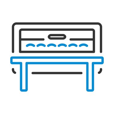 Chafing Dish Icon. Editable Bold Outline With Color Fill Design. Vector Illustration.