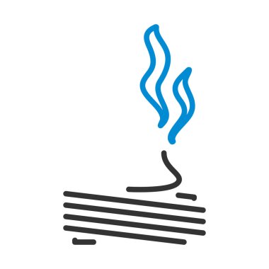 Solder Wire Simgesi. Renk Doldurma Tasarımı ile Düzenlenebilir Kalın Tasarım. Vektör İllüstrasyonu.