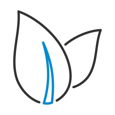 Spa Simge 'den ayrılıyor. Renk Doldurma Tasarımı ile Düzenlenebilir Kalın Tasarım. Vektör İllüstrasyonu.