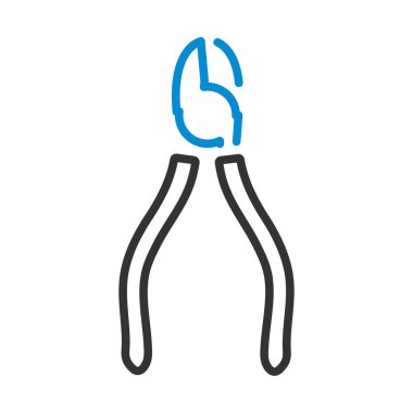 Kenar Kesicilerin Simgesi. Düzenlenebilir genişlikte kalın tasarım. Vektör İllüstrasyonu.