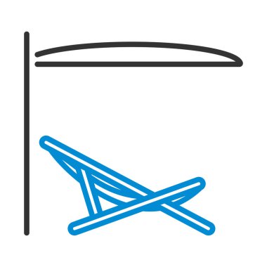 Blank1000x1000rgb. Renk Doldurma Tasarımı ile Düzenlenebilir Kalın Tasarım. Vektör İllüstrasyonu.