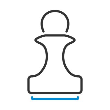 Stamp Icon. Editable Bold Outline With Color Fill Design. Vector Illustration.