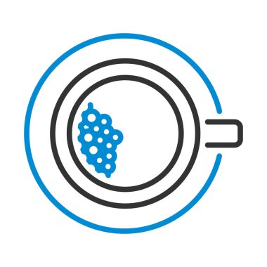 Coffee Cup Icon. Editable Bold Outline With Color Fill Design. Vector Illustration.