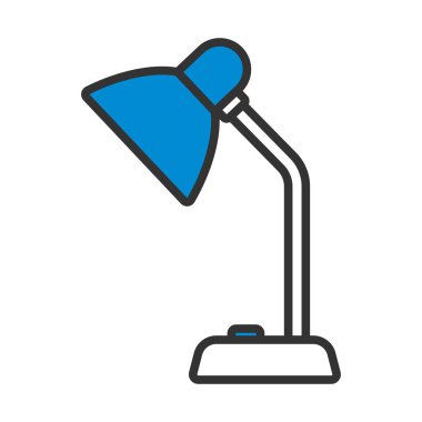 Lamba Simgesi. Düzenlenebilir genişlikte kalın tasarım. Vektör İllüstrasyonu.