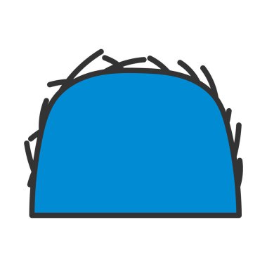 Hay Stack Icon. Editable Bold Outline With Color Fill Design. Vector Illustration. clipart