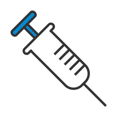 Tek _ düz _ şablon _ başlığı. Renk Doldurma Tasarımı ile Düzenlenebilir Kalın Tasarım. Vektör İllüstrasyonu.