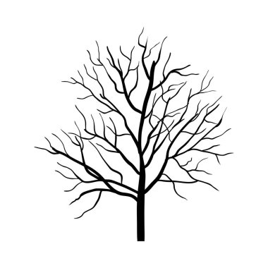 Cadılar bayramı temalı ağaç elementiniz kutlu olsun. Vektör illüstrasyonu.