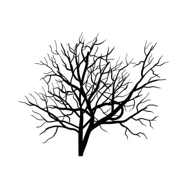 Cadılar bayramı temalı ağaç elementiniz kutlu olsun. Vektör illüstrasyonu.