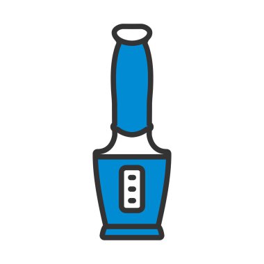 Bebek maması karıştırıcı ikonu. Renk Doldurma Tasarımı ile Düzenlenebilir Kalın Tasarım. Vektör İllüstrasyonu.