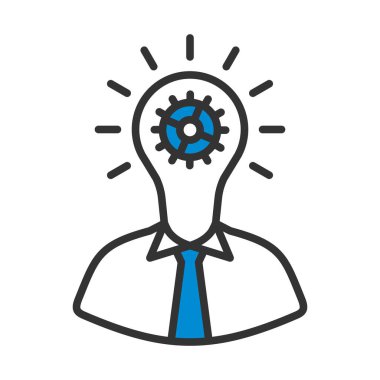 İnovasyon Simgesi. Renk Doldurma Tasarımı ile Düzenlenebilir Kalın Tasarım. Vektör İllüstrasyonu.