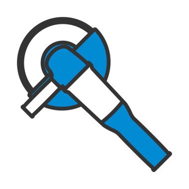 Öğütücü Simgesi. Renk Doldurma Tasarımı ile Düzenlenebilir Kalın Tasarım. Vektör İllüstrasyonu.