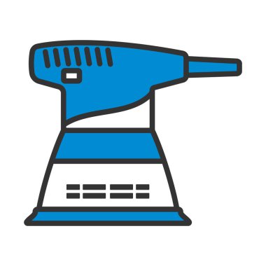 Öğütücü Simgesi. Renk Doldurma Tasarımı ile Düzenlenebilir Kalın Tasarım. Vektör İllüstrasyonu.