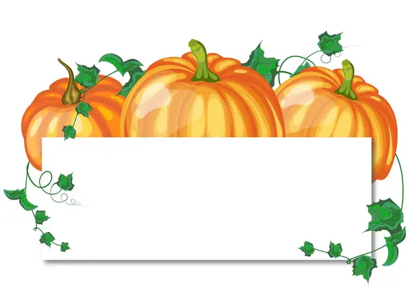 Thanksgiving Fall Banner Bright Autumn Leaves Design Element Autumn Holidays — Stock Vector