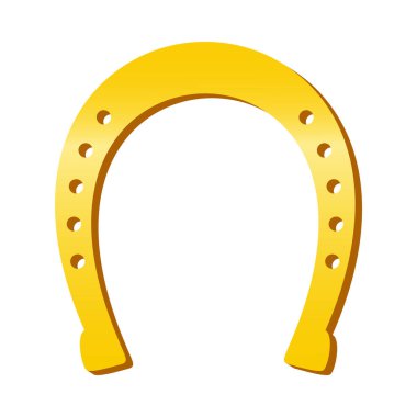 At nalı ikonu. Şanslı İrlanda bira festivali Aziz Patrick Günü 'nün sembolü. Vektör İllüstrasyonu.