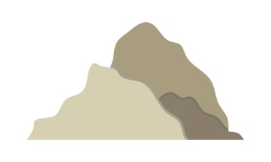 Çizgi film uçurumları. Farklı tasarımlar için uygun. Vektör İllüstrasyonu.