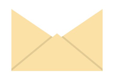 Zarf elementi. Farklı tasarımlar için uygun. Vektör İllüstrasyonu.