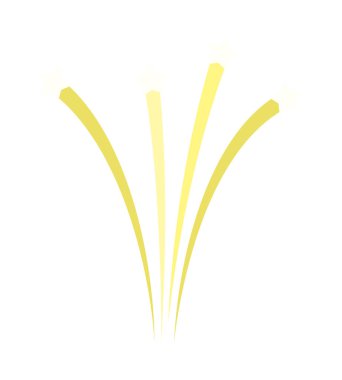 Havai fişekler basit bir unsur. Vektör İllüstrasyonu.