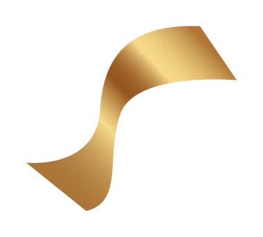 Altın konfeti elementi. Vektör illüstrasyonu.