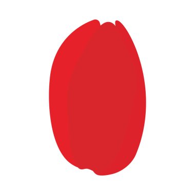 Bahar lalesi tomurcuğu. Renkli yaz ve bahar tasarımları yapmak için ideal. Vektör illüstrasyonu.