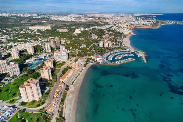 Drone Point View Aerial Shot Dehesa Campoamor Sunny Day Residential —  Fotos de Stock