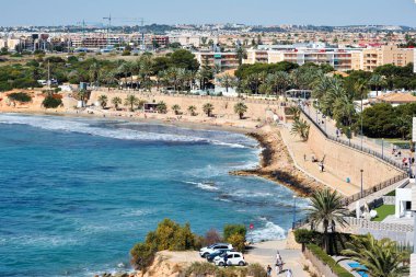 Punta Prima kıyısı. Costa Blanca 'da. İspanya