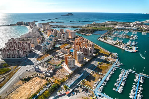 Marina Den Spanska Staden Manga Del Mar Menor Murcia Spanien — Stockfoto