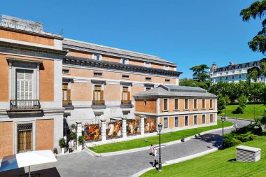Madrid, İspanya - 30 Haziran 2021: Prado Müzesi (İspanyolca: 