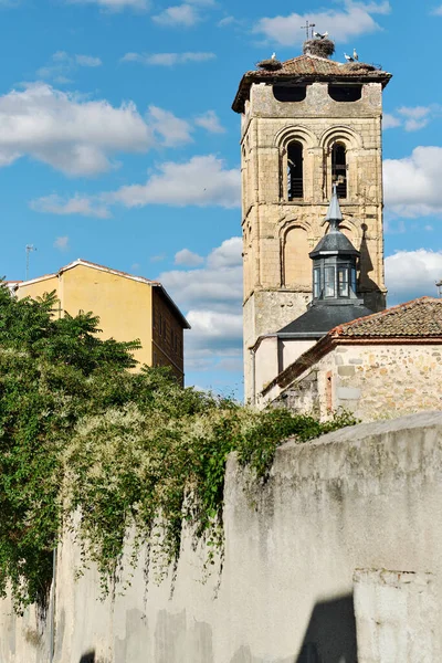 Arsitektur Kuno Kota Segovia Castile Dan Leon Spanyol — Stok Foto