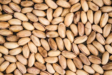 Çok sayıda fıstıklı fıstık bir doku, arka plan yaratıyor..