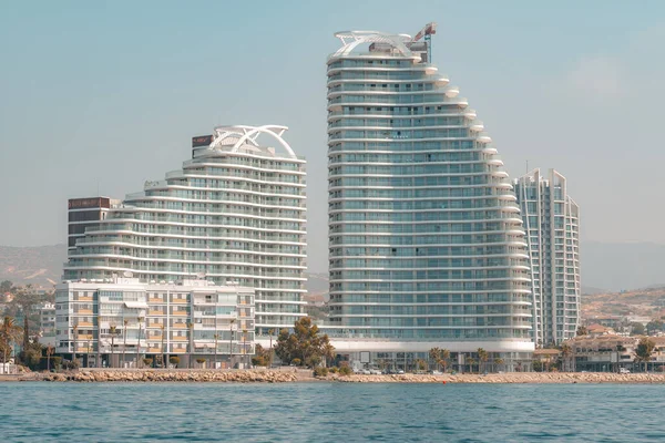Littoral Moderne Limassol Mer Chypre — Photo