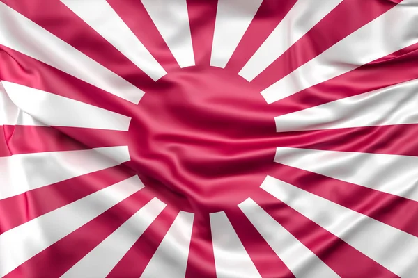 Bandeira Imperial Japão Renderização — Fotografia de Stock