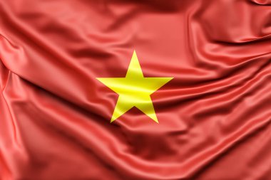 Vietnam bayrağı dalgalandı. 3B Hazırlama